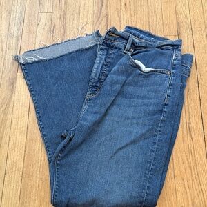 Womens Petite Kick Crop Denim Jeans